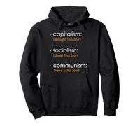 Capitalisme Socialisme Communisme Libertarian Economie Liberté Sweat à Capuche