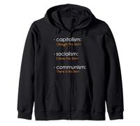 Capitalisme Socialisme Communisme Libertarian Economie Liberté Sweat à Capuche