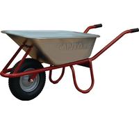Capito Brouette à caisse profonde ALLCAR 100 l roue gonflable jante en acier ...