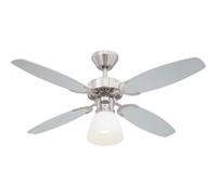 Ventilateur de plafond Capitol Acier avec éclairage Westinghouse