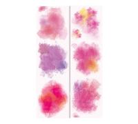 Capitre De Paysage Aquarelle Scrapbooking Sticker Decorative Pet Sticker Pour Scrapbooking Photo Album Journal Notebook 50mmx2m Supplies Journaling
