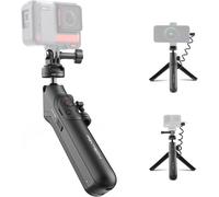 CapLock MantisPod Power Poignée de Batterie Montage pour Insta360 Ace Pro 2/X3 Charge Selfie Vlog Attachement Trépied Action Caméra et Adaptateur 1/4" Bâtond'Alimentation 5000mAh Téléphone