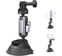 CapLock Support à Ventouse pour Action 5 Pro/4/3/Pocket 3/2, pour Gopro Hero 13/12/11, Action Caméra pour Insta360 Ace Pro 2/X5/X4/X3/X2/One RS/R avec Filetage 1/4""-20