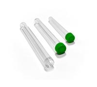 Caplugs 214-2079-G60 Evergreen Lot de 250 tubes à essai à usage général avec bouchons à vis 13 x 100 mm 8 ml Polypropylène Naturel