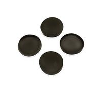 Capo-Caoutchouc Adapté Aux Aimants de 32mm dia Pour Protéger Les Surfaces Délicates et Sensibles á Gratter - 33mm dia x 5mm de Haut x 0,5mm D'Épaisseur - Pack de 4