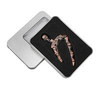 Capo Guitare Réglable, Métal et Caoutchouc, 9,8 x 5 cm, Tension Ajustable - Protection du Manche, Rouleau Antidérapant, Compatible Folk et Ukulélé (Bronze)