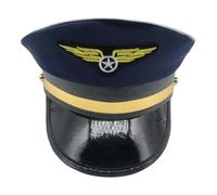 Capo pilote, Cap de costume d' d'avion | Airplane Costume Hat Airline Thème fête Pilot chapeau pilote Pilot Costume Accessoires pour les costumes d' Accessoire