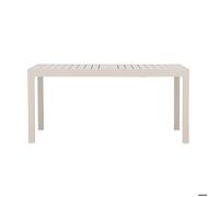 Capo table de jardin avec rallonge 160/240 cm beige.