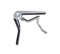 GEWA Capodastre pour guitare classique D-Style aluminium ressort plat argenté Fire&Stone