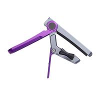 Capodastre coulissant pour guitare - 8 x 8 x 2 cm, contrôleur de hauteur acoustique pour leçons, ajusteur en d'aluminium avec installation rapide, accessoire de musique, pince en silicone pour