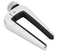 Capodastre de guitare acoustique en alliage de Zinc, pince en Silicone réglable, conception de boutons Pro (Argent)
