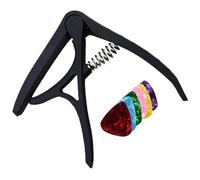 Capodastre De Guitare - Pince Pour Guitare Acoustique, Accordeur De Performance À Cordes En Nylon, Accessoire Portable Réglable, Outil De Musique De Précision | Ensemble De Choix De Capodastres À Chan