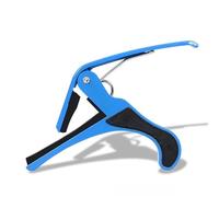 Capodastre grand format en alliage métallique: changement de tonalité sans effort, pinces à dégagement rapide for guitares acoustiques, classiques et électriques(Blue)