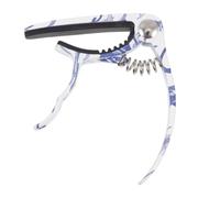 Capodastre Guitare en Alliage de Zinc, Clip Rapide pour Basses | Ressort en Acier à Mémoire, Arc Ergonomique, Changement de Tonalité sans Réaccordage, Finition Soignée Couleur Aléatoire