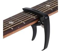 Capodastre pour guitare Capodastre en métal for guitare acoustique/électrique/classique, avec déclencheur et clé de serrage(Black)