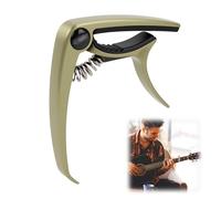 Capodastre Professionnel pour Guitare Acoustique et Électrique - Capodastre Métallique Durable avec Protection Souple, Changement Rapide de Tonalité et Porte-Plectre Intégré pour Musiciens de