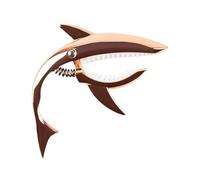 Capodastre Shark - Pince de guitare en métal de 13 cm - Outil de pressage de cordes avec design léger - Poignée confortable - Utilisation pour ukulélé électrique folk acoustique - Musique, scène