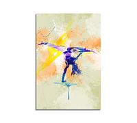 Capoeira 90 x 60 cm Décoration murale Sport image Aquarelle Art Couleurs de Paul Sinus