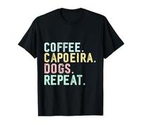 Capoeira Capoeira Vintage Art Martial Art Capoeira Café Chien T-Shirt