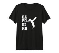 Capoeira Danse de Combat Acrobaties Arts Martiaux T-Shirt Haut de Gamme