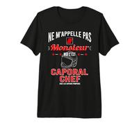 Caporal chez Les Sapeurs-Pompiers T-Shirt Haut de Gamme