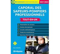 Caporal Des Sapeurs-Pompiers Professionnels - Edition 2021-2022