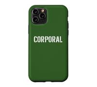 Caporal Militaire Officier des Forces armées imprimé sur Le Devant Coque pour iPhone 11 Pro