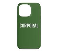 Caporal Militaire Officier des Forces armées imprimé sur Le Devant Coque pour iPhone 13 Pro
