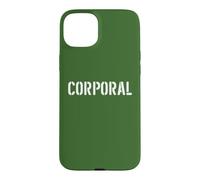 Caporal Militaire Officier des Forces armées imprimé sur Le Devant Coque pour iPhone 15 Plus