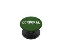 Caporal Militaire Officier des Forces armées imprimé sur Le Devant PopSockets PopGrip Adhésif