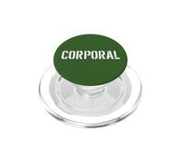 Caporal Militaire Officier des Forces armées imprimé sur Le Devant PopSockets PopGrip pour MagSafe
