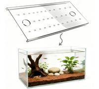 Capot Aquarium, Couvercle De Réservoir À Poissons D'aquarium Avec Des Trous | Découpable Couvercle d'aquarium pour tortue, Empêchez les chats d'attraper des poissons(50.80cmx30.48cm)