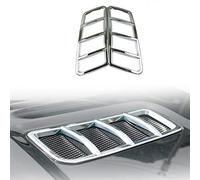 Capot Avant De Voiture Climatisation Sortie Cadre Décoration Couverture Garniture Chrome ABS Pour Mercedes Pour Benz ML GL GLE GLS X166 W166 2015-2018 Accessoires