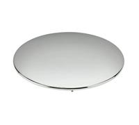Capot bonde de douche diamètre 120 mm métal chromé