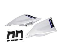 capot Couvercle de radiateur Cadre de moto ABS, panneaux latéraux, carénages avec kit de montage, 2021-2022, pour Yamaha MT-09 MT09 MT 09(Silver black blue)