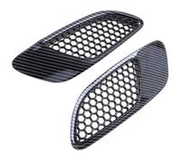 Capot d'aile latérale Compatible Avec BMW E90 E91 E92 E93 M3 - Grille D'aération De Capot Moteur Avant De Capot Avant De Voiture(Carbon Fiber Look)