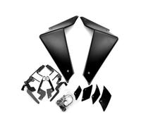 Capot de carénage du Couvercle latéral MT09 SP Motocyclette Sport Appui Aérodynamique Ailerons Latéraux Nus Déflecteur D’Aile pour MT FZ 09 2021 2022 2023(Matt Black-S)