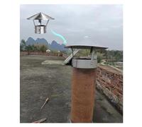 Capot de Cheminée, Chapeau de cheminée Conique Chapeau de cheminée Conique Couvercle de Conduit de cheminée galvanisé Couvercle de Conduit de cheminée en Acier Inoxydable Couvercle de Pluie pour tuya