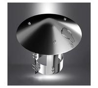 Capot de Cheminée, Chapeau de cheminée Conique, Chapeau de Toit Rond, Chapeau de cheminée de Toit Rond, Chapeau en Acier Inoxydable, Chapeau supérieur Conique, évent en Acier galvanisé, évent Toutes