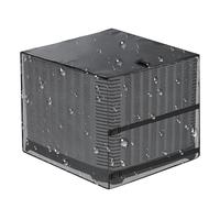 Capot de climatiseur extérieur, écran de barrière en , couverture avec toit imperméable pour unité AC, protection contre les feuilles et les débris toute l'année