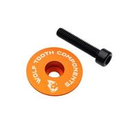 Capot de direction wolf tooth ultralight stem cap and bolt orange