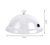 Capot de fumée de cuisine moléculaire portable,couvercle de qualité alimentaire,infuseur de fumée,générateur de fumée froide,brûlure de viande,fumoir,cuisson au barbecue,gril #C