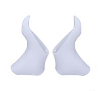 Capot de levier de frein de vélo en silicone pour modèles ST-5600/5601/6600 - Prise en main améliorée antidérapante - Confortable au toucher - Résistant aux intempéries - Accessoire de cyclisme (blanc