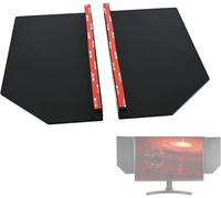 Capot de Moniteur réglable, Pare-Soleil, écran de Protection Contre la lumière, Pare-Soleil, Moniteur de confidentialité, pour écrans d'affichage LCD LED de Toutes Marques de 24 à 27 Pouces