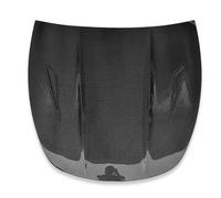 Capot de pare-choc avant SportReal en fibre de carbone, Compatible Pour Tesla Model Y 2020 2021 2022 2023(Single Carbon)