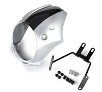 Capot de phare moto pour Honda pour Rebel CMX500 CMX300 2017 - 2019 | Protection de couverture de masque de carénage de phare de pare-brise(Argent)