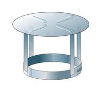 Capot de pluie - simple paroi - Raab Systèmes 250mm