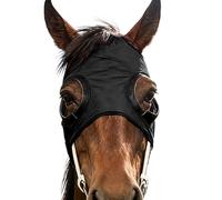 Capot de protection des yeux - Clignotant en maille perméable au sable et perméable à l'air - Pour une utilisation dans l'écurie et le sport lors de compétitions - Entraînement et événements de
