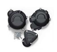 Capot de Protection Moteur pour Speed Triple 1200RS 1200RR Tiger 2018 2019 2020 2021 22 23 24 25 + Accessoires de Protection Moto (Un Ensemble-BK)