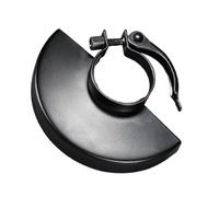 Capot de protection pour meuleuse d'angle 100 mm - En acier nickelé chromé - Trou intérieur - 42 mm - Protection de roue en métal - Pour découpe électrique